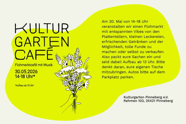 Beschreibung zum Kulturgarten Cafe, wie im Text auch angegeben, &copy; Annika Hallerberg