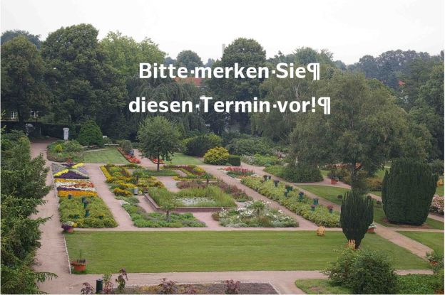 Termin, © Botanischer Sondergarten Wandsbek