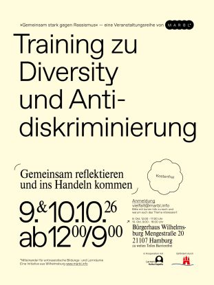 Flyer Training Diversity und Antidiskriminierung, &copy; MARBL/ Nikolai Dobreff
