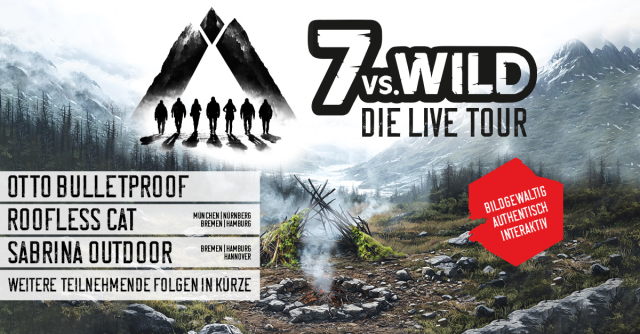 7vs.Wild - Die Live Tour - bildgewaltig, authentisch, interaktiv, &copy; links im Bild