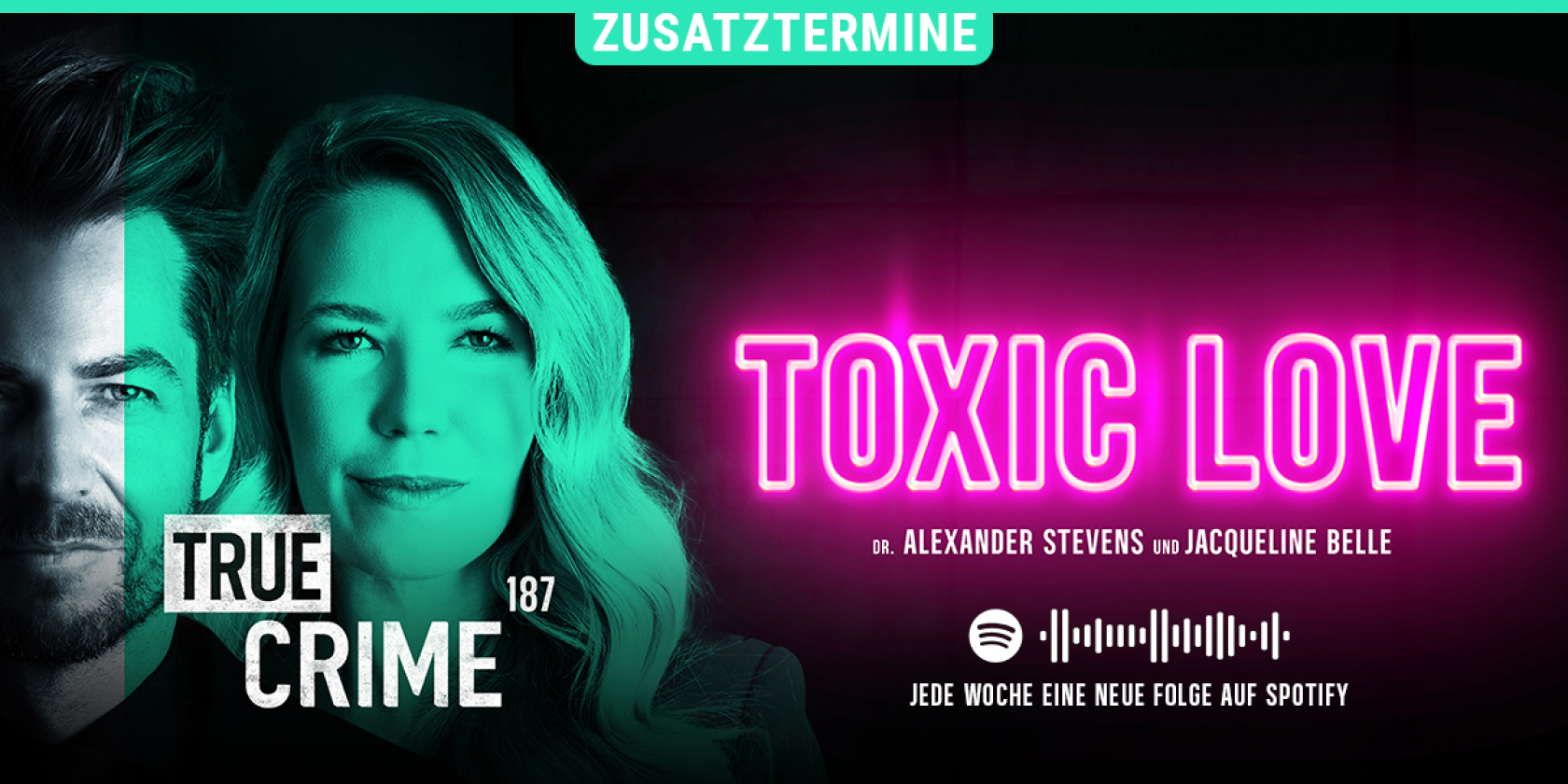 Alexander Stevens & Jacqueline Belle - True Crime - Toxic Love, &copy; links im Bild