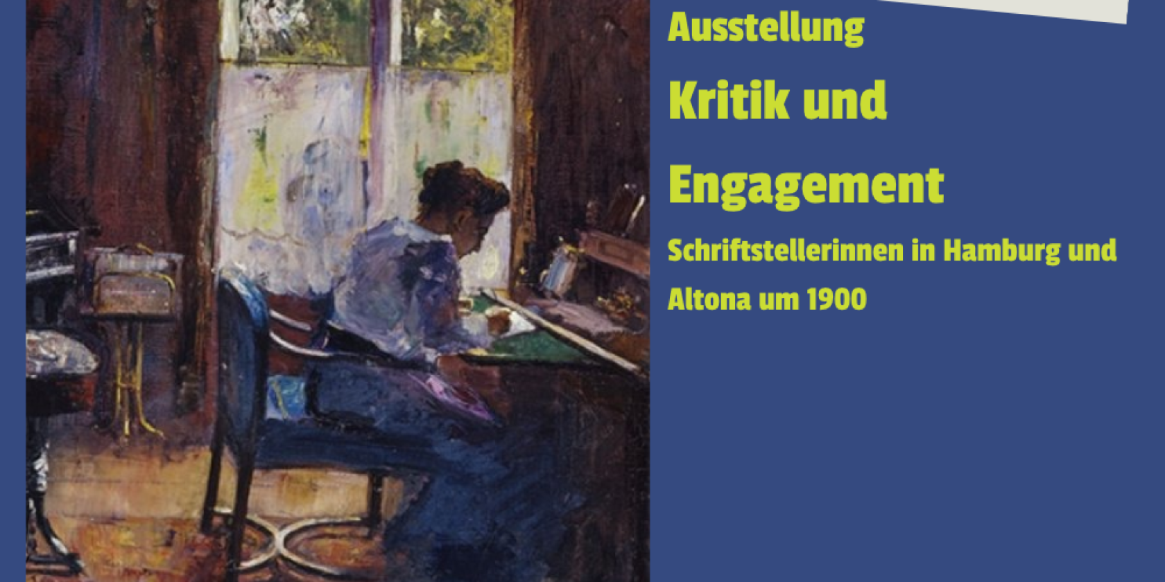verlaengert-ilse-4x5, &copy; Bild: Frau am Schreibtisch von Lesser Ury 1898/Staatliche Museen zu Berlin - Nationalgalerie