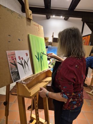 Malwerkstatt, &copy; Margret Kruse