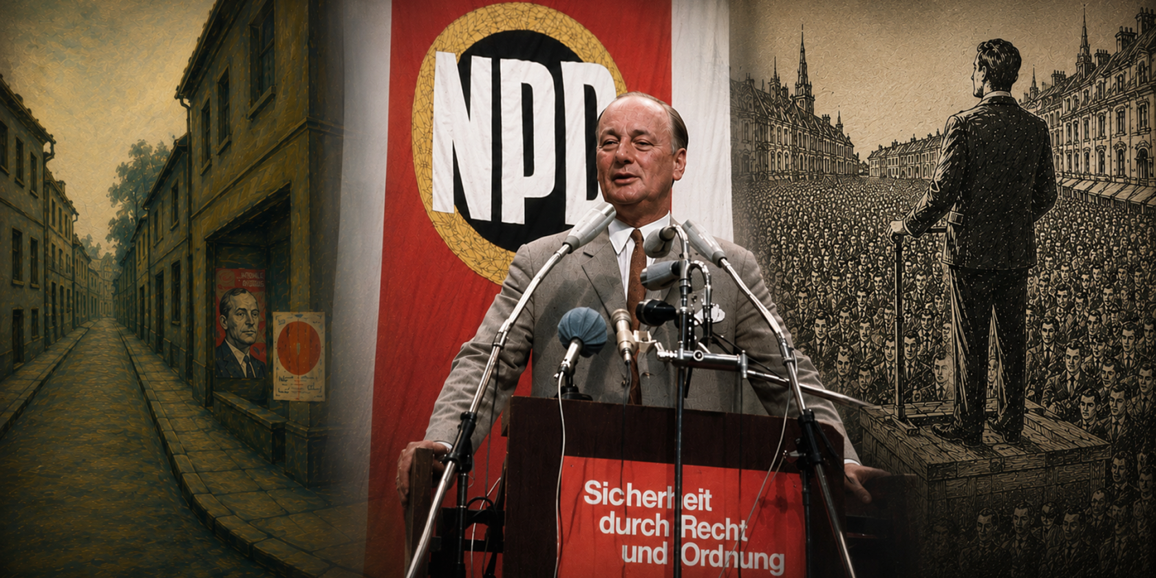 ehemaliger NPD-Parteichef Adolf von Thadden, &copy; ARTE