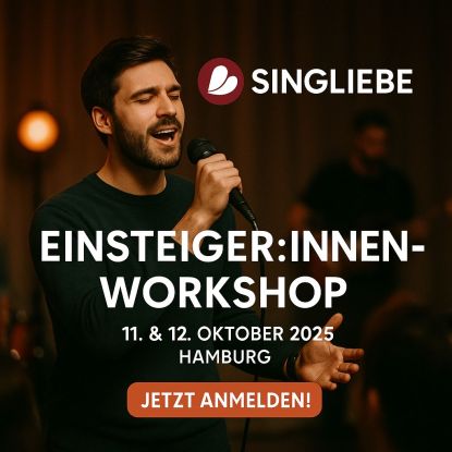 Einsteiger*Innen Workshop bei Singliebe, © Mo Bahla Hamburg Singing Society