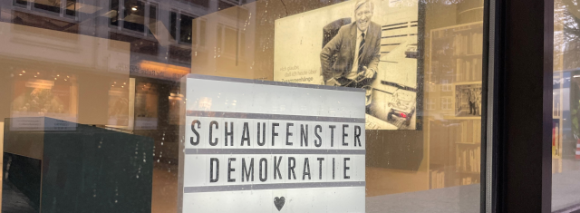 Header_Schaufenster Demokratie !, © BKHS/Miriam van der Linden