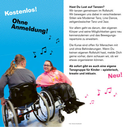 Flyer Rollstuhltanz_Seite 2, &copy; ASBH Hamburg