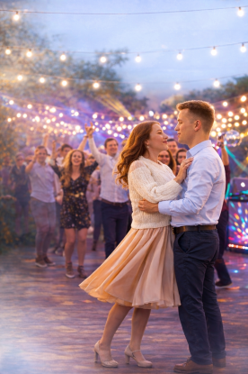 Tanzen im Kurpark, &copy; Erstellt mit Adobe Firefly
