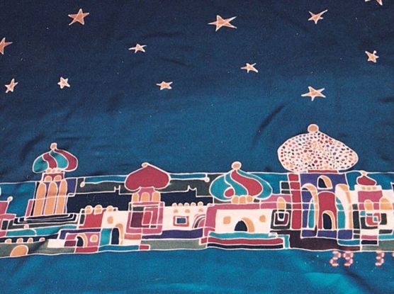 Seidenmalerei, &copy; Anniina Kr&uuml;ger