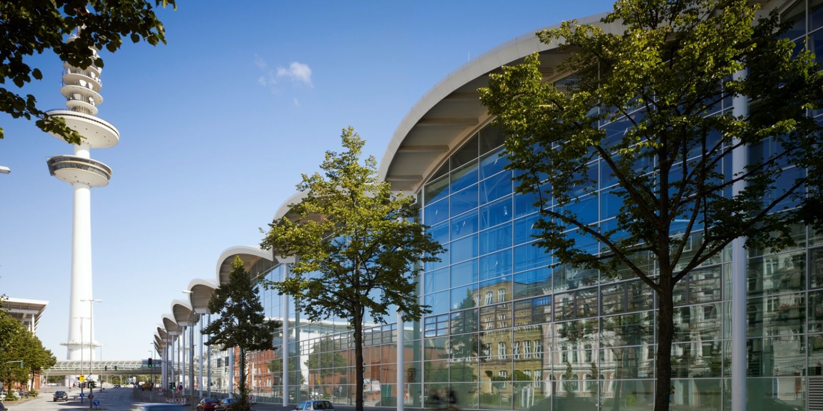 neue_messe_hamburg_2_12, © HMC / H.G. Esch, Ingenhoven Architects (HMCEI)