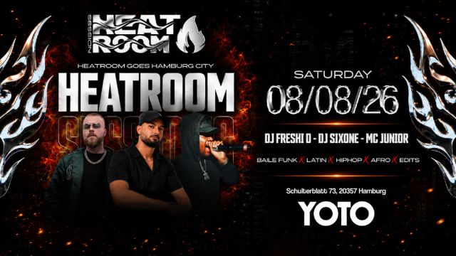 Flyer Heatroom, &copy; Heatroom