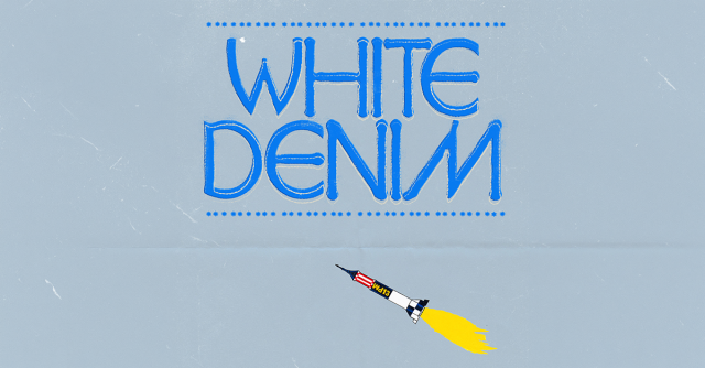 White Denim, &copy; see on the left