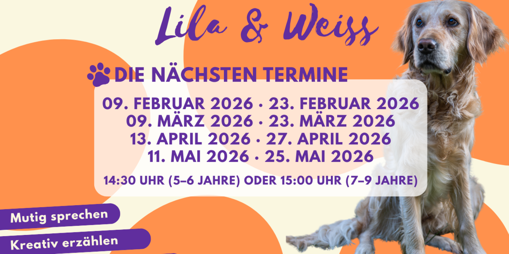 Termine und Hund, &copy; Stadtbibliothek Itzehoe