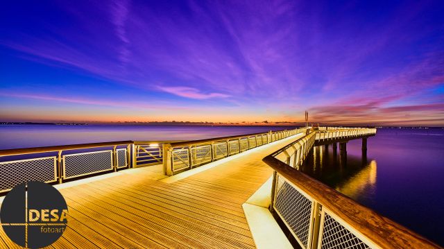 Seebr&uuml;cke Haffkrug, &copy; Detlev Sarau / DESAfotoart
