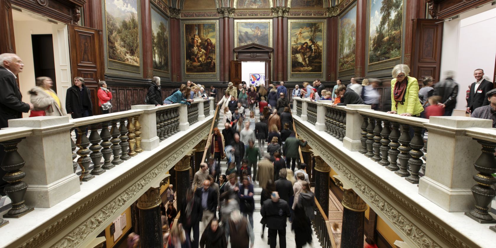 Altbautreppenhaus, © Hamburger Kunsthalle, Foto: Jann Wilken