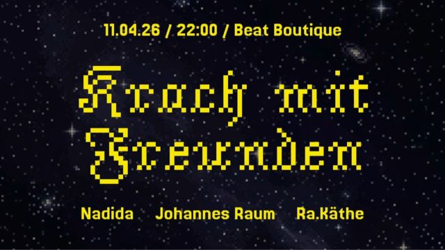 Flyer der Veranstaltung, &copy; Beat Boutique