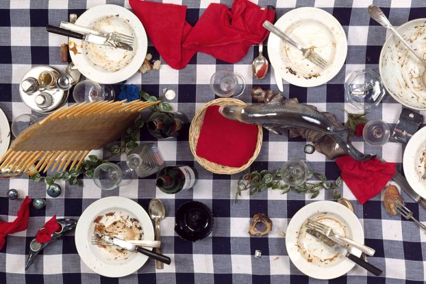 Skulpturen, Objekte und Wortarbeiten: Themenf&uuml;hrung in der Ausstellung von DANIEL SPOERRI