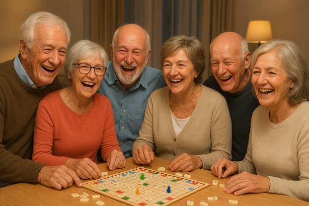 Senioren beim Spielen, © Chat GPT