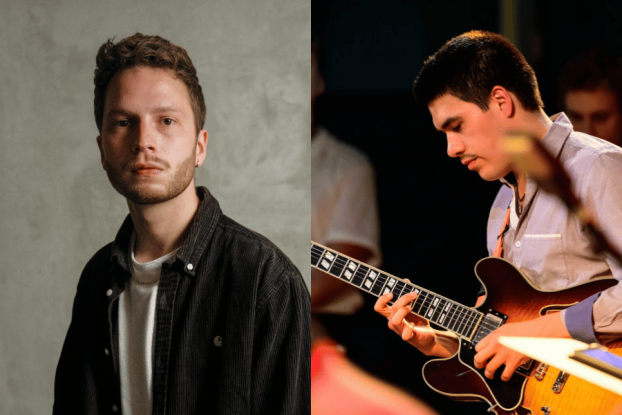 Juan Pablo Ortiz Carrera (Gitarre) / Lucas Kolbe (Bass) &ndash; Master Focus Project, &copy; Lucas Kolbe by Anton Dey&szlig; / Juan Pablo by Nils J&ouml;hnk